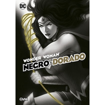 Wonder Woman Negro y Dorado